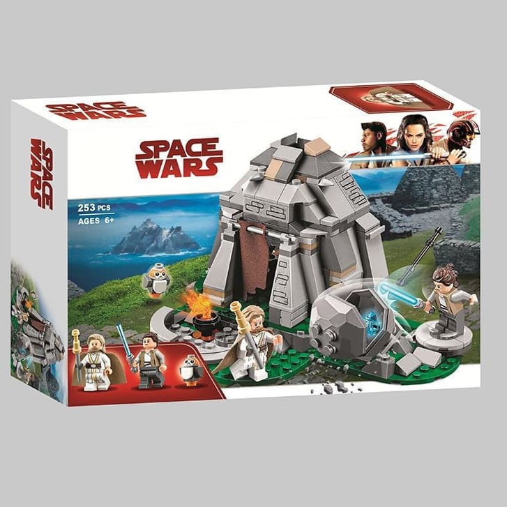 Nova Base de treinamento da ilha Archito compatível com Lego Star Wars Series Boys montados brinquedos de blocos de cons