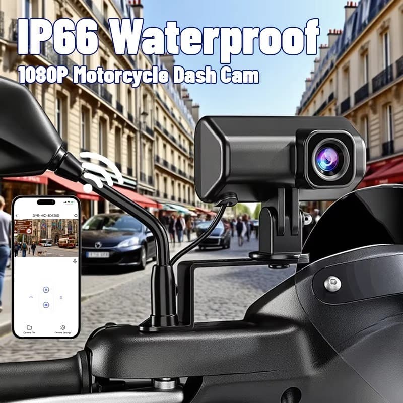 1080P Câmera Da Motocicleta DVR Corpo Inteiro IP66 À Prova Dip66 Água Esporte WiFi Traço Cam Dwaterproof Condução Gravad