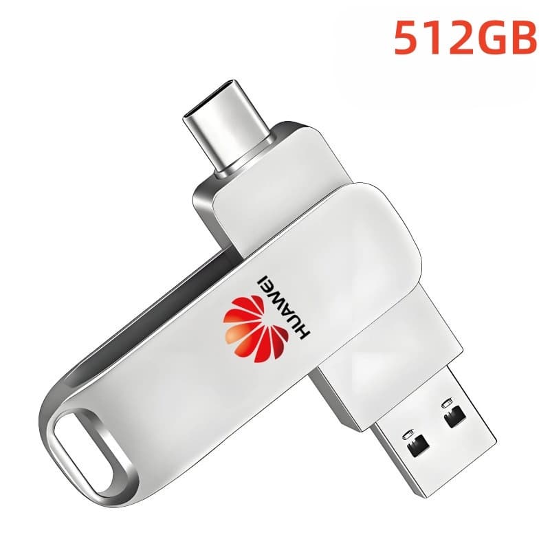 Unidade Flash Dupla USB 3.0 TYPE-C Mini De Metal OTG De Alta Velocidade De 128 Gb