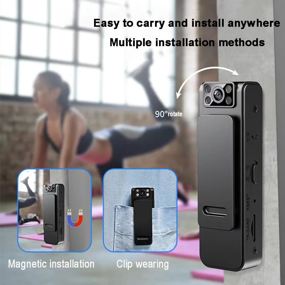 COCAM Novos Produtos HD WIFI 1080P Gravador De Conferência Câmera De Esportes Ao Ar Livre Magnética Com Clipe Traseiro P