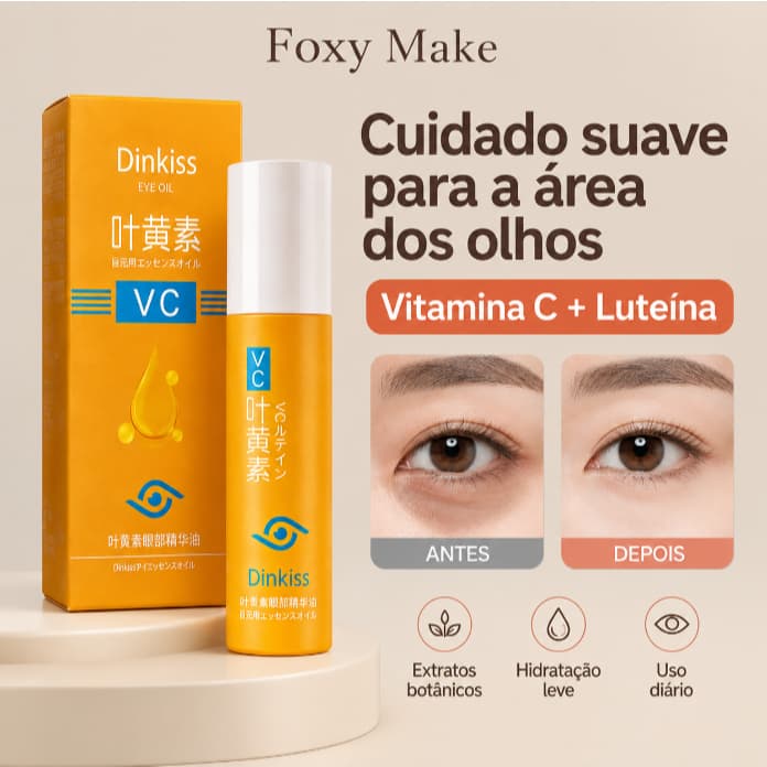 VC Lutein Eye Oil , Roller Massage , Reduz Linhas Finas E Olheiras , Ilumina Firma