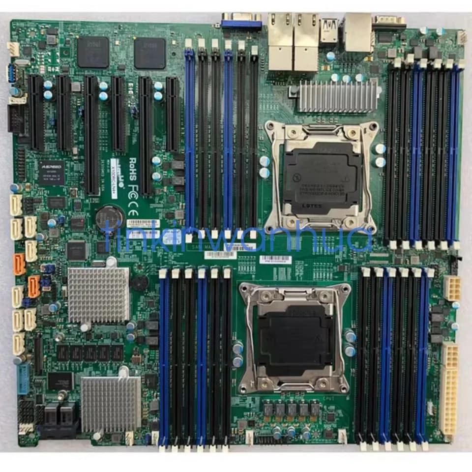 Para Supermicro X10DRC-LN4 + Servidor Placa-Mãe Soquete Duplo Intel C612 LGA 2011 De