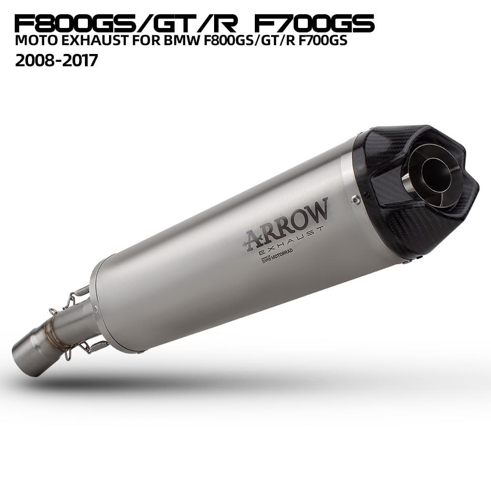ARROW Indy Race Moto kit De Escapamento Deslizante Em Linha Para BMW F800 F700 F800GS F800R F800GT F700GS 2008-2017