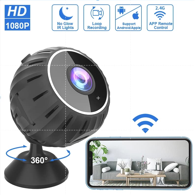 X10 WiFi Mini Câmera 1080P HD Versão Noturna Micro Gravador De Voz Filmadoras Sem Fio Vigilância Vídeo Segurança IP