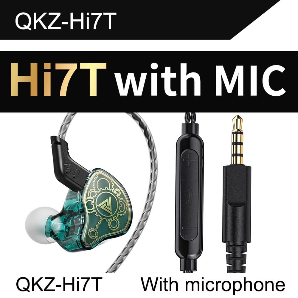 Fones De Ouvido Intra-Auriculares Profissional Driver Dinâmico Alta Fidelidade Acústica Mointor Jogo De Música Fone 3.5M