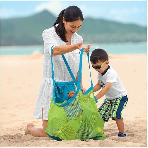 Bolsa De Praia De Verão , Armazenamento De Brinquedos Malha