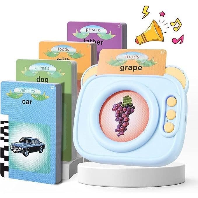 Leitor De Cartão Flash Educação Precoce Portátil Pronúncia Máquina De Aprendizagem Oral Presente christmax
