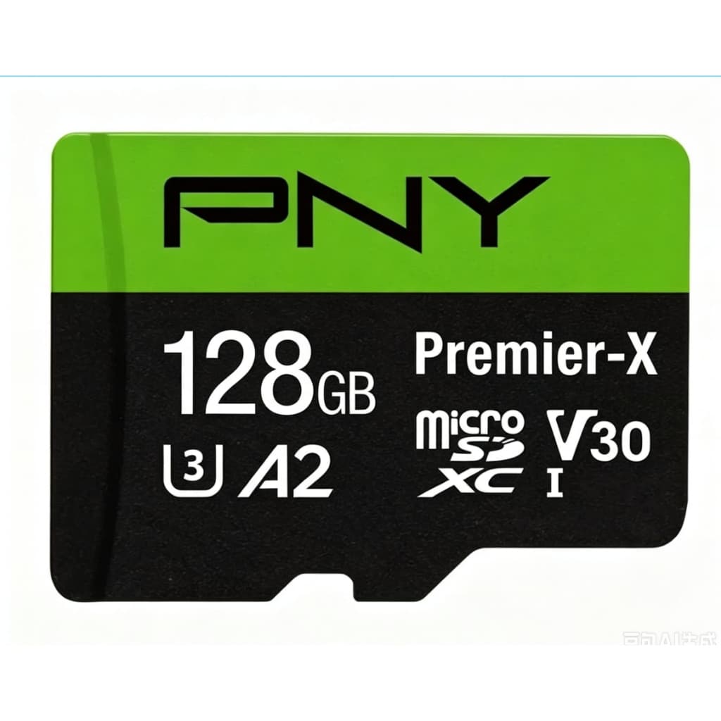 Novo Cartão flash microSD PNY 128GB Premier-X Class10 U3 V30-100 Mb/s , Classe 10 , U3 , V30 , A2,4K ultra Alta Definiçã
