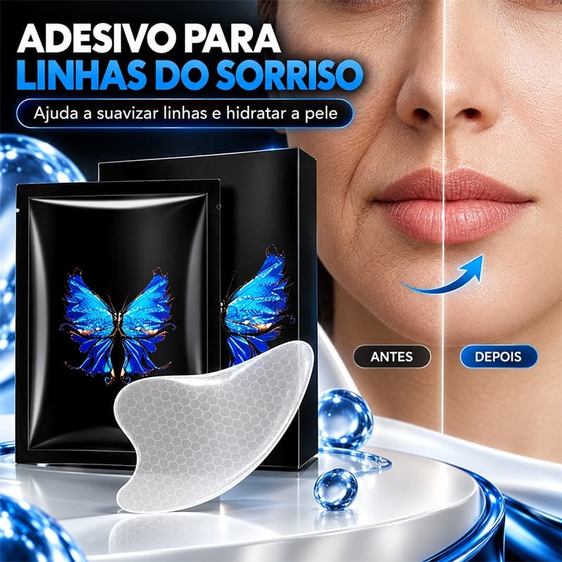 1/2/3/5/10pcs Adesivo Hidrogel para Linhas do Sorriso e Linhas Finas Máscara Facial Hidratante com Efeito Antissinais
