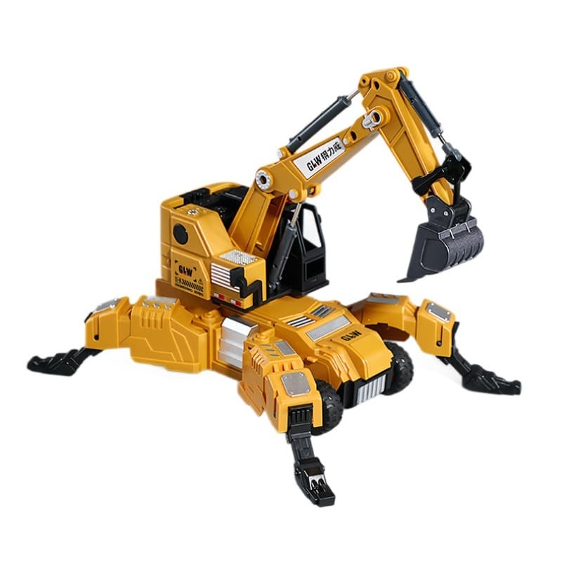Veículo de engenharia deformável guindaste Super longo elevável escavadeira guindaste modelo carro de brinquedo infantil