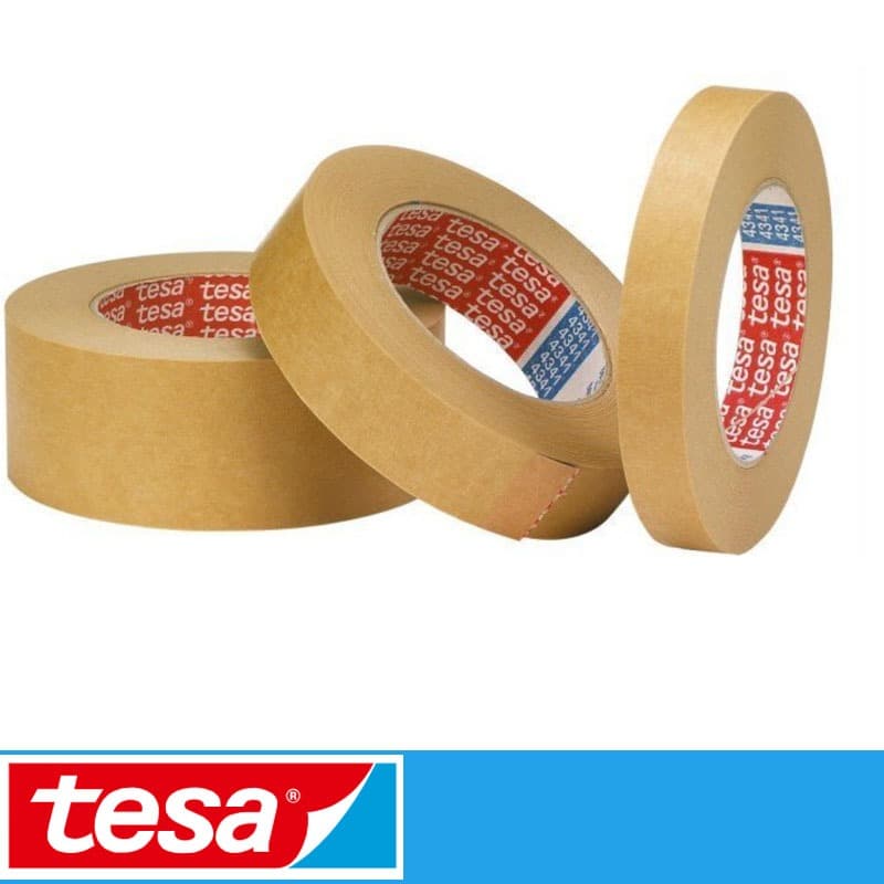 Fita Adesiva Tesa 4341 Papel Enrugado , Marrom