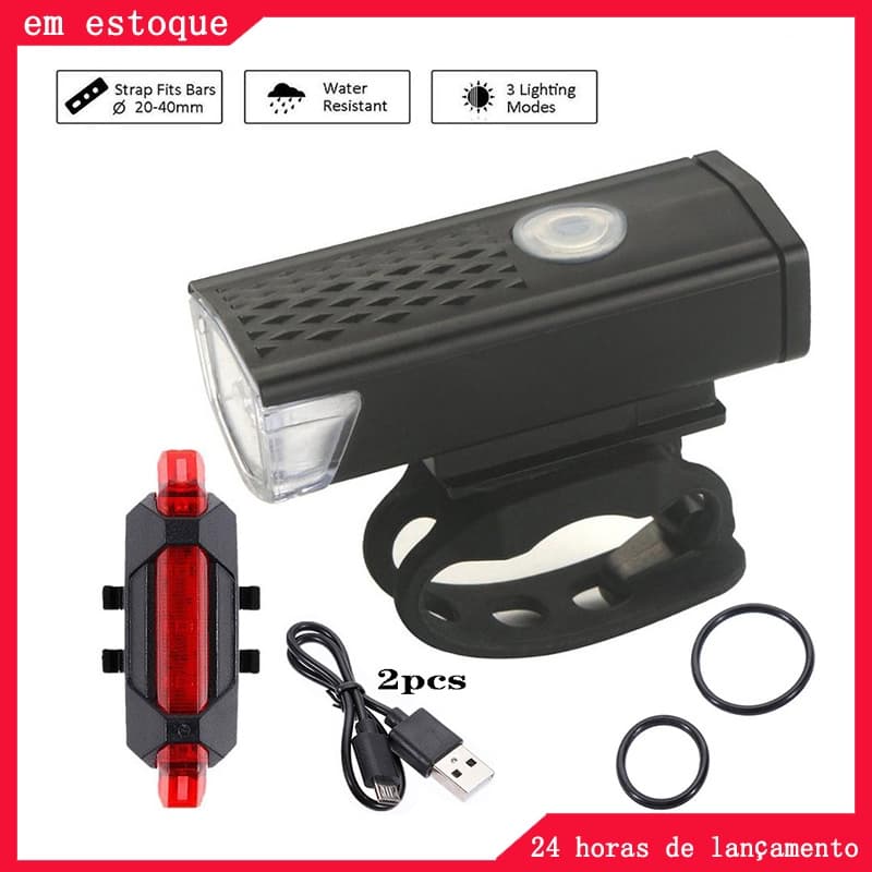 Bike LED light USB Rechargeable Waterproof Bicycle Front Light Bicycle Rear Light