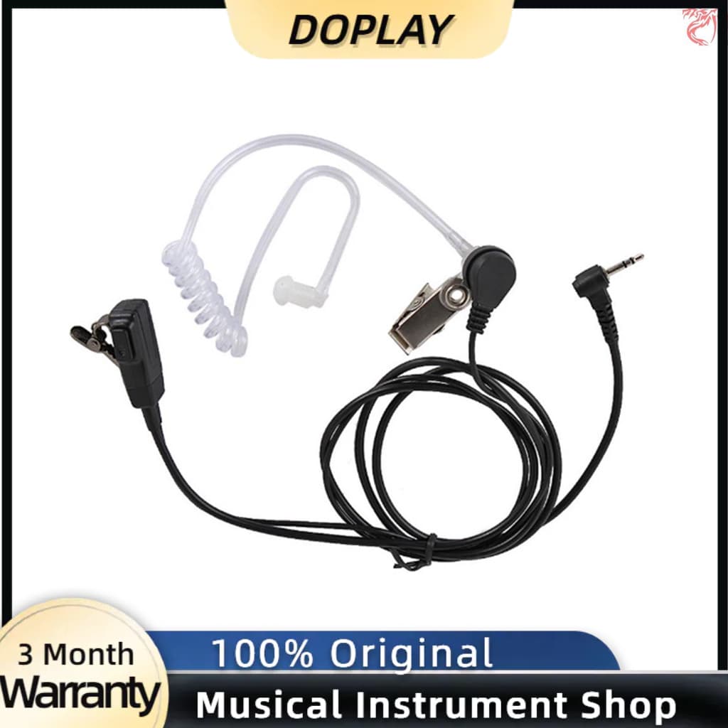 (Big Sale) Walkie Talkie 2.5mm Fone De Ouvido Tubo Acústico 1 Pinos