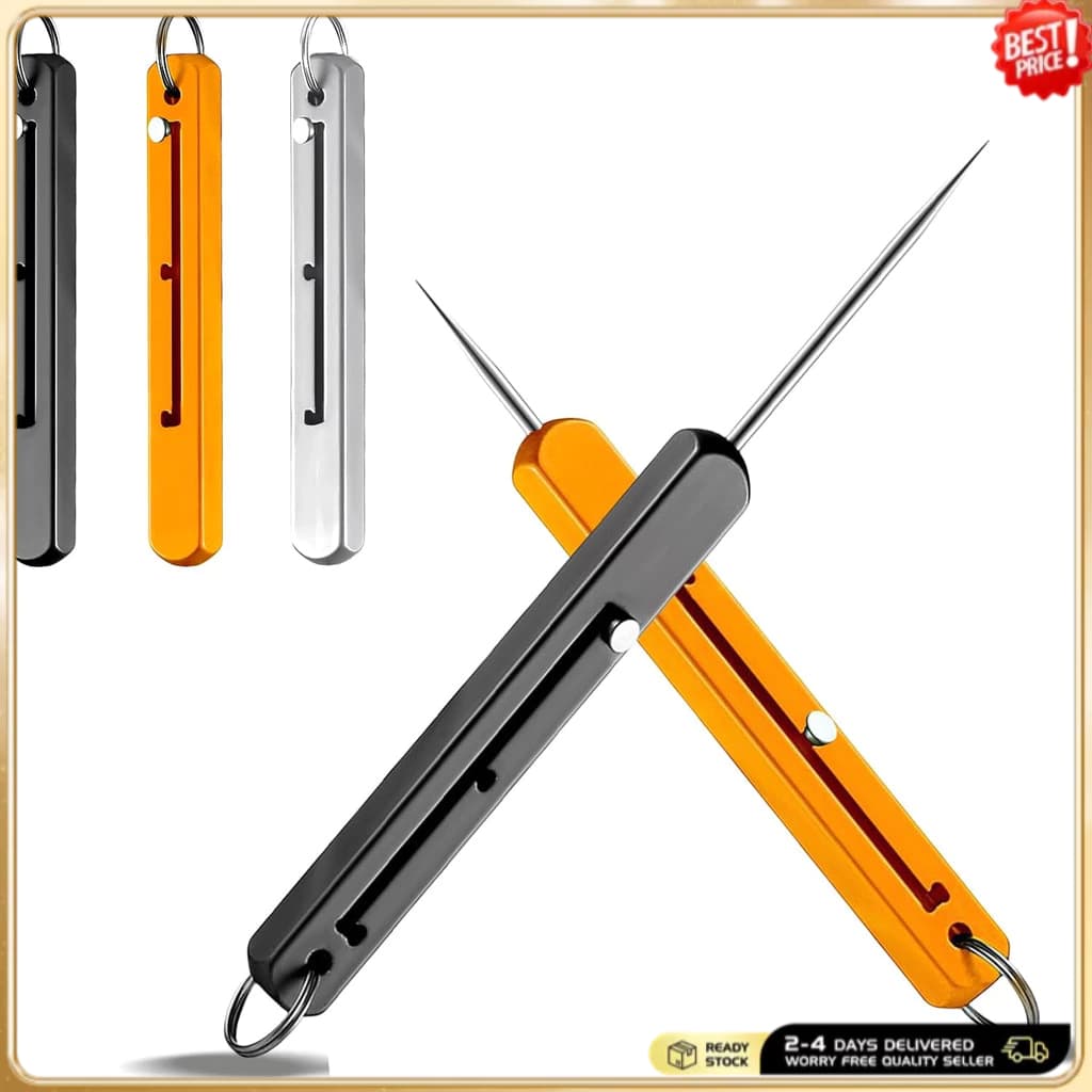 Palitos De Titânio Portáteis , Dente Retráteis , Palito De Metal De Bolso Reutilizável Com Suporte De Aço Inoxidável , C