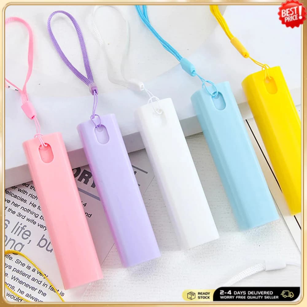 10ml Garrafa De Spray De Álcool Vazio Mini Dispensador De Perfume Portátil Transparente Desinfetante Pulverizador Para H