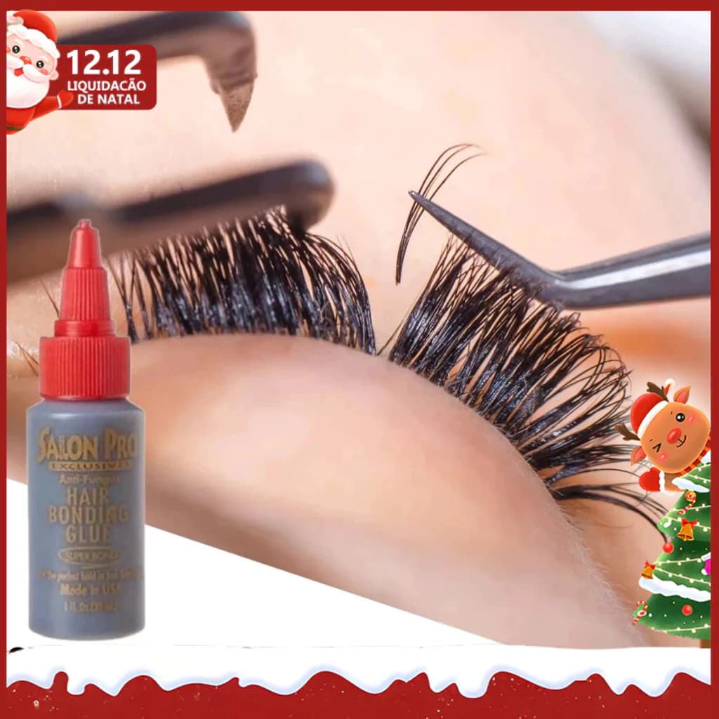 30ml Cola profissional para cílios, secagem rápida, cola de cilios para extensão, antifúngico/laca/rápido