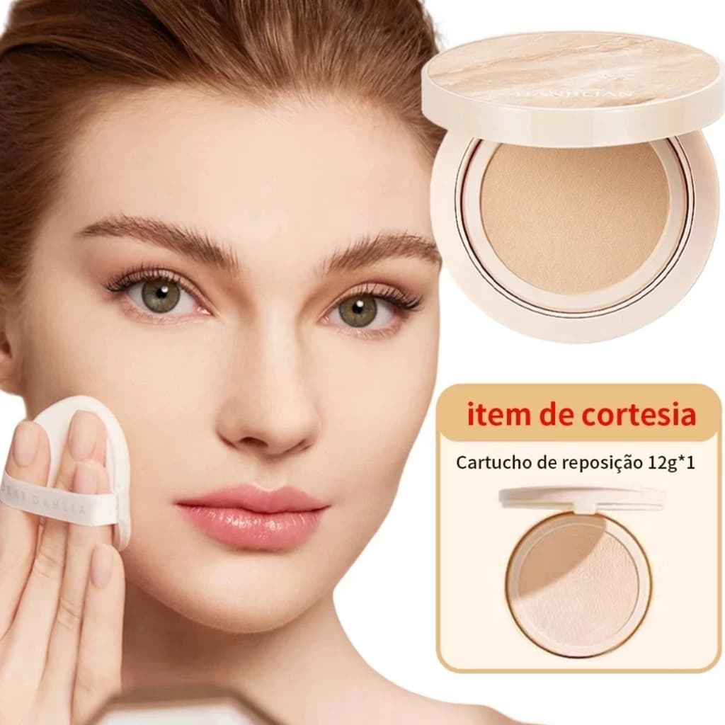 Base hidratante creme de maquiagem corretivo creme Base creme hidratante pó prensado hidratante pele