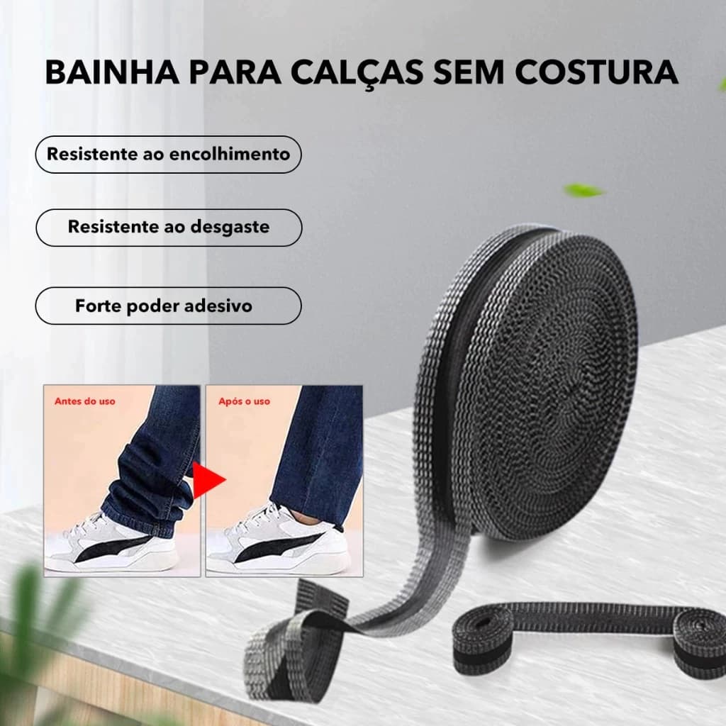 Fita De Fusão Para Barras E Bainhas-Calças Costura De 5 Metros