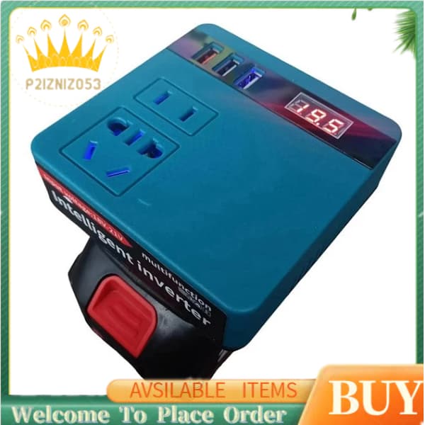 Inversor Portátil Para Bateria De Lítio , Ferramenta De Operação Externa 220V AC/5V DC/20V