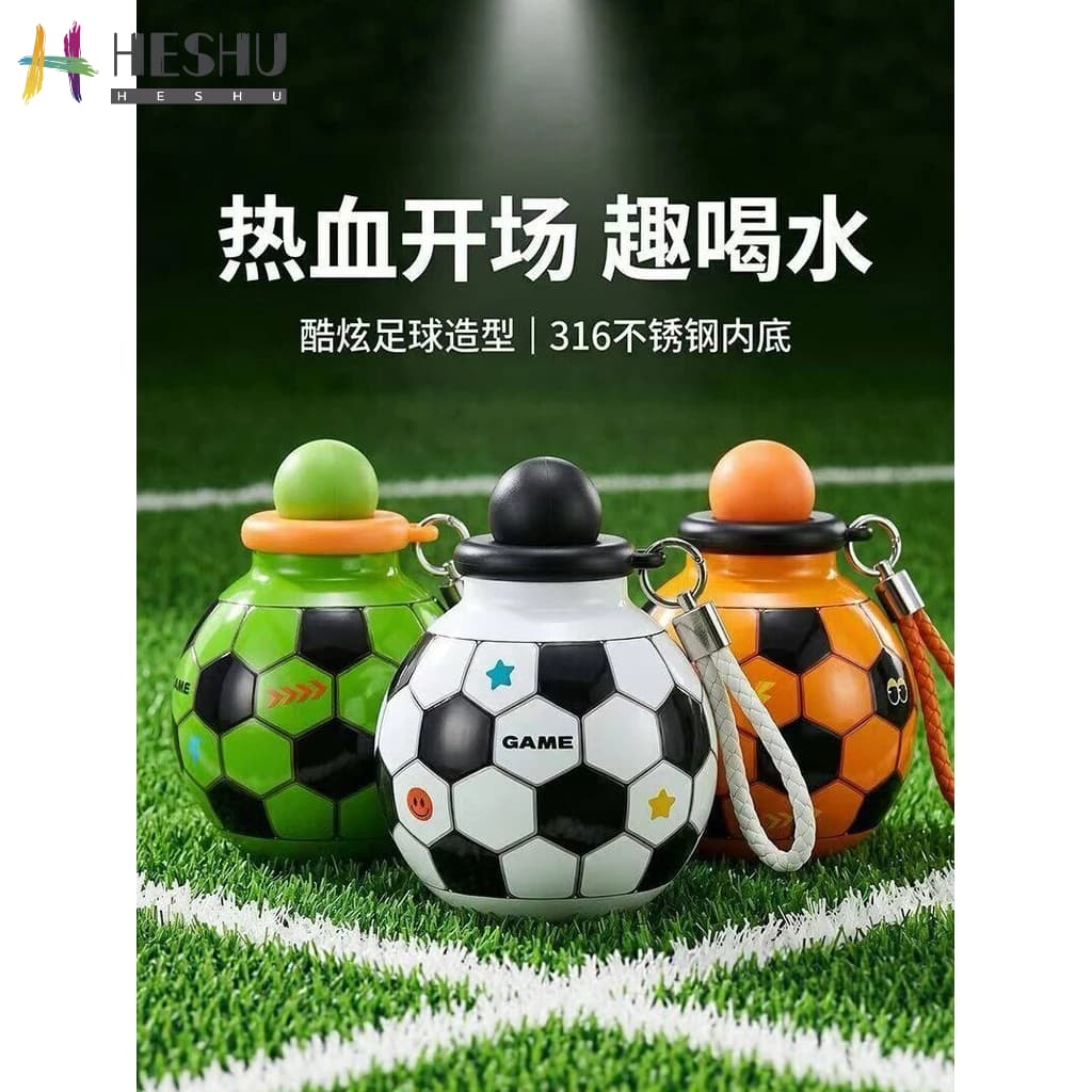 [Frete grátis] Copo de água Xícara de café Copo térmico Copa do Mundo Copo de água Copo térmico de futebol criativo Copo