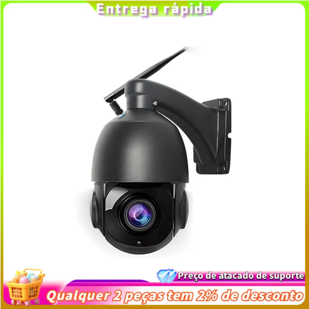 2MP IMX415 Sensor Auto Câmera De Segurança Rastreamento Humano 36X Zoom POE Wifi IP Velocidade Dome Câmeras Áudio Bidire