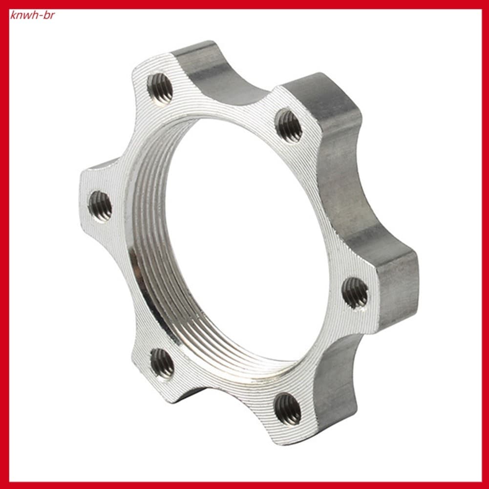 [br] Adaptador De Flange De Freio A Disco De 44/48 Mm Para Bicicleta Com 6 Parafusos E Porca De Bloqueio