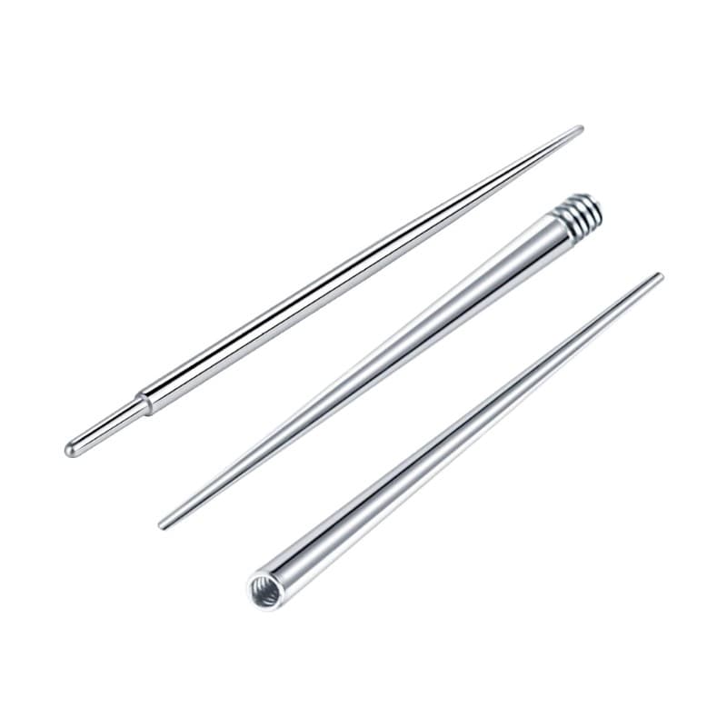 (bgb) 3 Pçs/Set Piercing Aço Inoxidável Taper Ear Ferramenta Inserção kit Piercings Alongamento Corporal Con