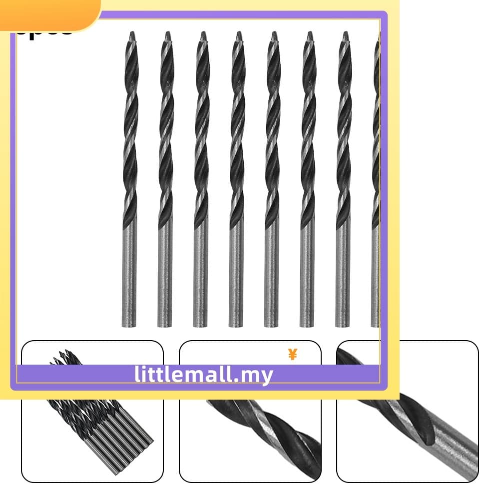 Broca De Madeira De 3 Mm Para Carpintaria Em Espiral Aço De Alto Carbono