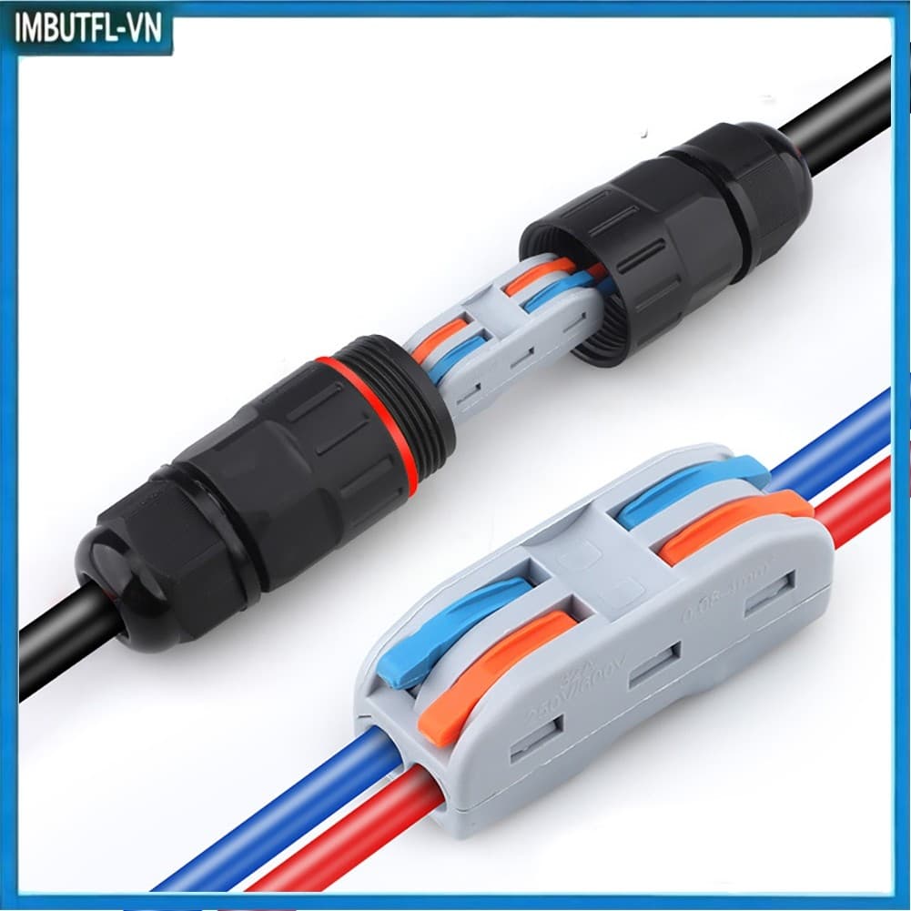 5.18 Conector De Fio De 2 Pinos E 3 Terminais Caixa Elétrica De Baixa Tensão Emenda Rápida