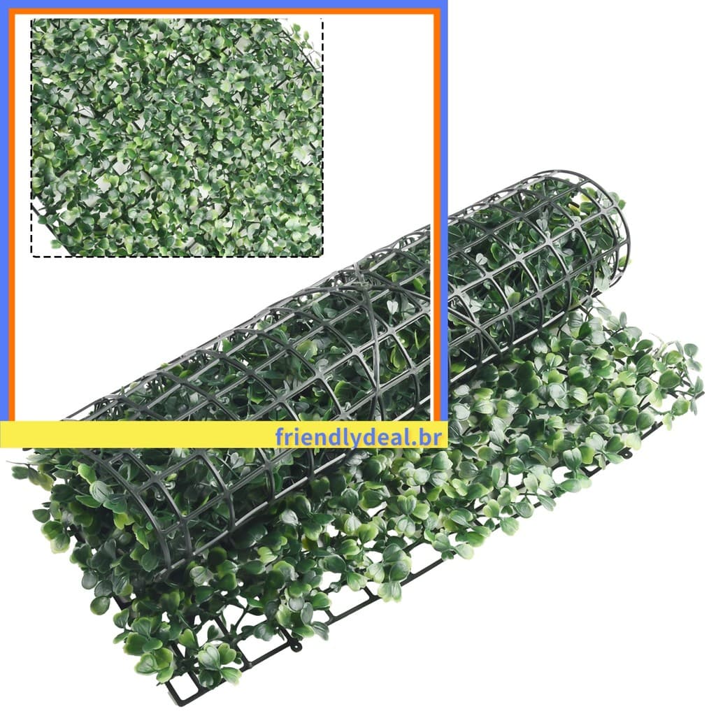 [FRND] Paredes De Plantas Artificiais Folhagem Hedge Tapete De Grama Painéis De Vegetação Cerca 40x60cm