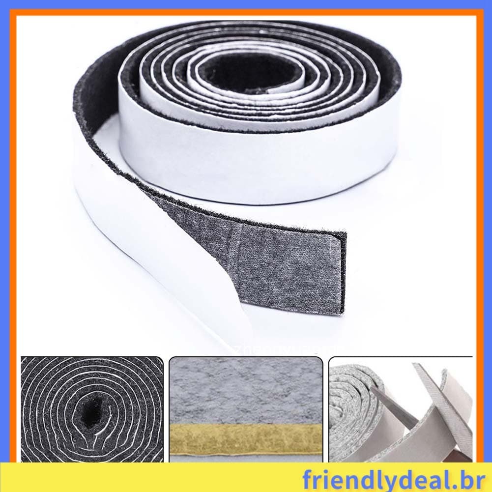 [FRND] Rolo De Almofada De Feltro Autoadesivo Para Móveis Superfícies Duras Tira Resistente 1M