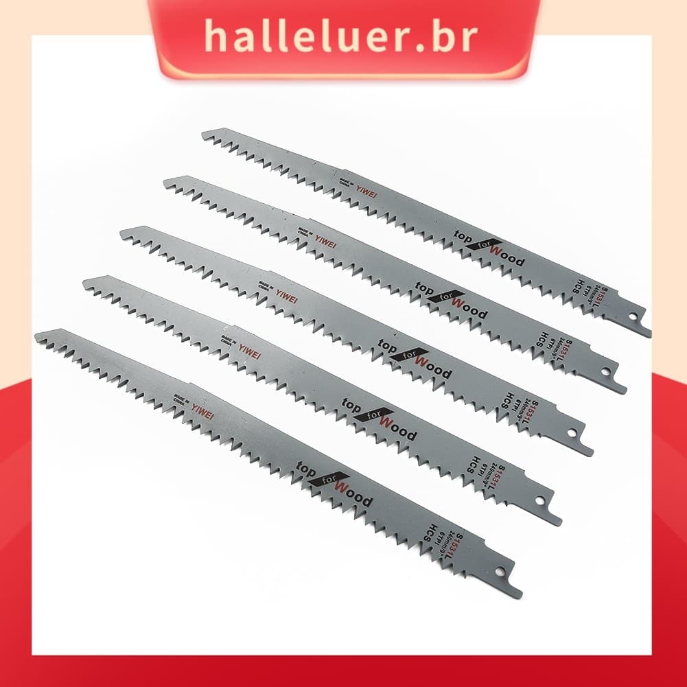 [HALE] 1/3/5PCS Lâminas De Serra Alternativas Para Sabre De Madeira S1531L