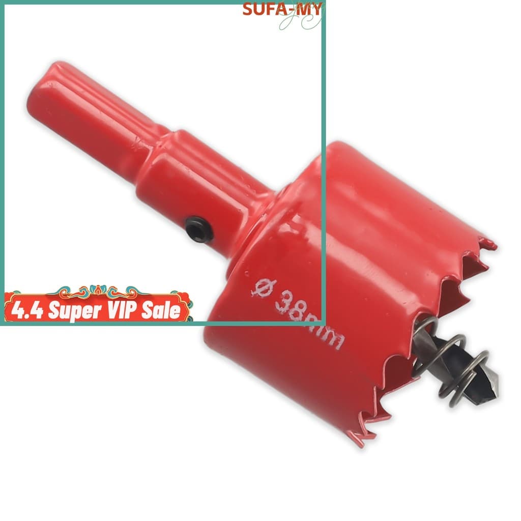 [SUFA] Bi Metal Hole Saw 15 Mm-50 Broca Arbor Pilot Madeira Plástico