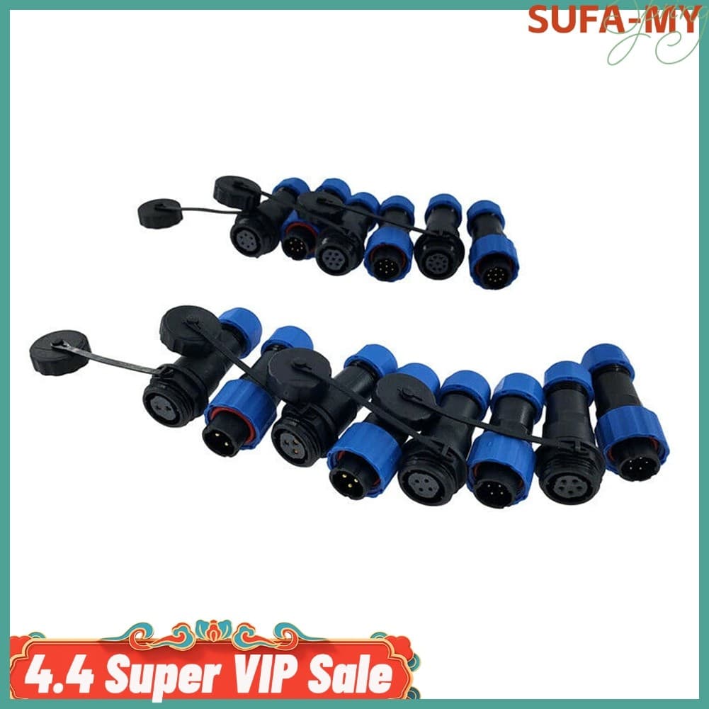 [SUFA] SP16 IP68 À Prova D'água 2,3,4,5,6,7,9 Pinos Plug E Soquete Conector Inline Aviação
