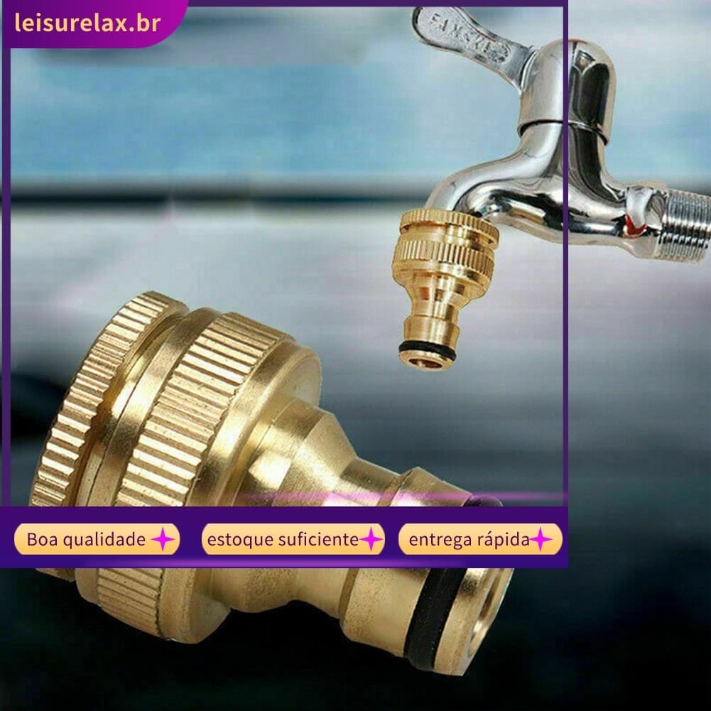 < SULA > G3/4 A G1/Para 2 Adaptadores De Encaixe De Latão Mangueira Torneira Tubo De Água Conector Jardim