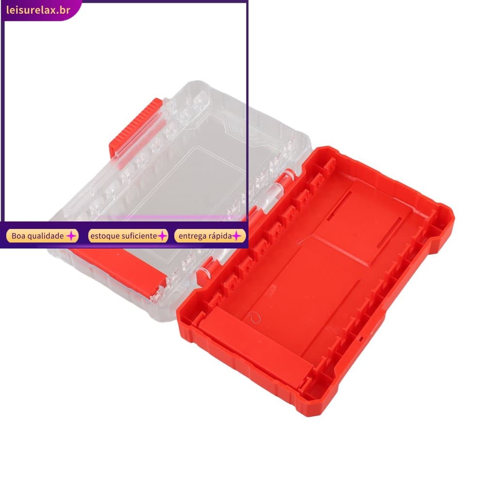< SULA > Caixa De Armazenamento De Plástico Para Organizadores De Peças De Acessórios De Torneira De Broca De Haste Hexa