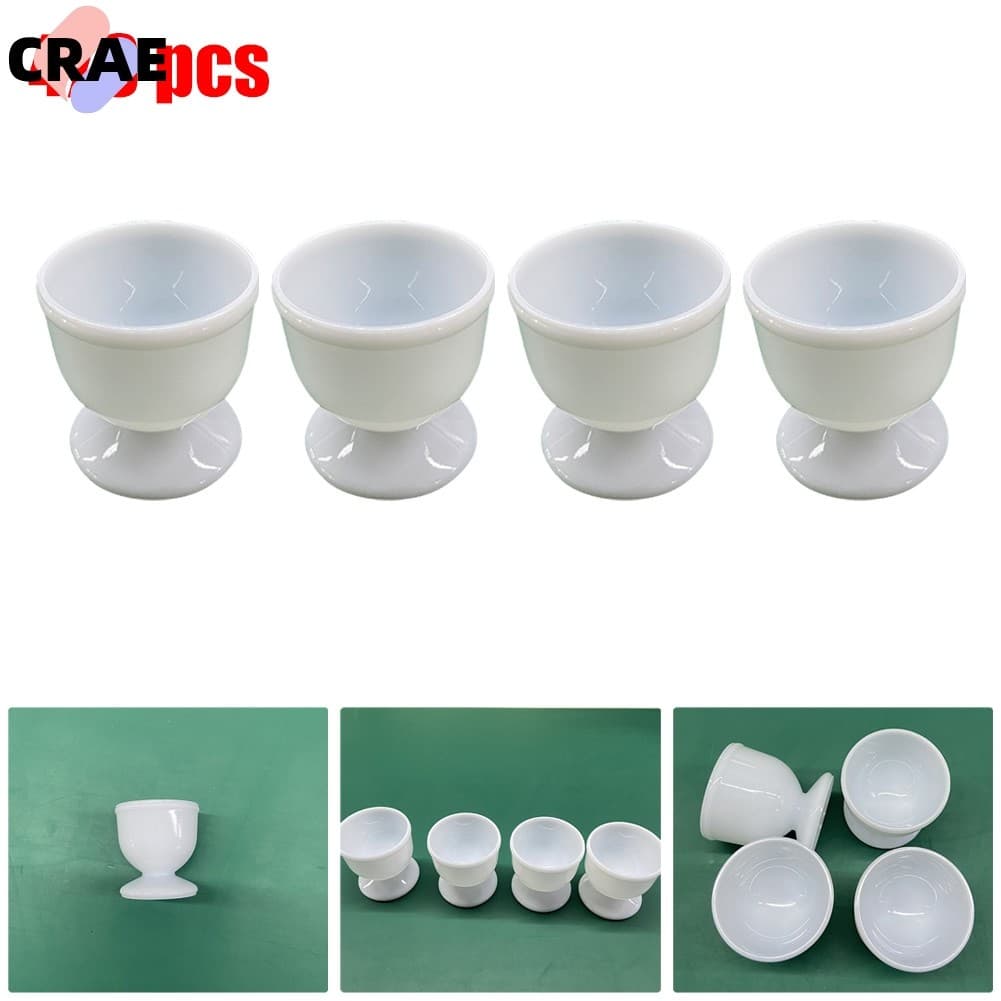 [STFY-2026] 4/8 Unidades Porta-Copos De Ovo Branco Duro Macio Ovos Cozidos Cozinha Café Da Manhã