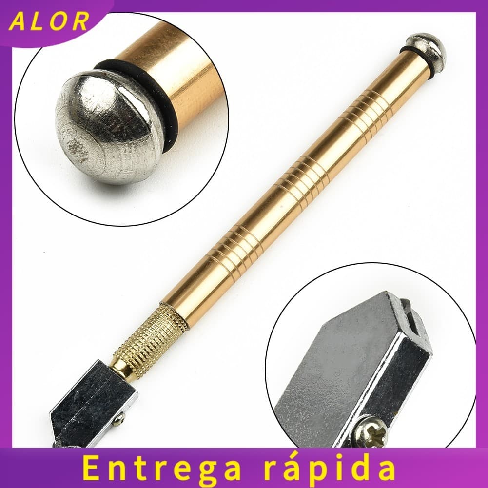 [ALOR] Cortador De Vidro Cabeça De Corte De Diamante Ferramenta Lâmina De Aço Alça Antiderrapante175mm