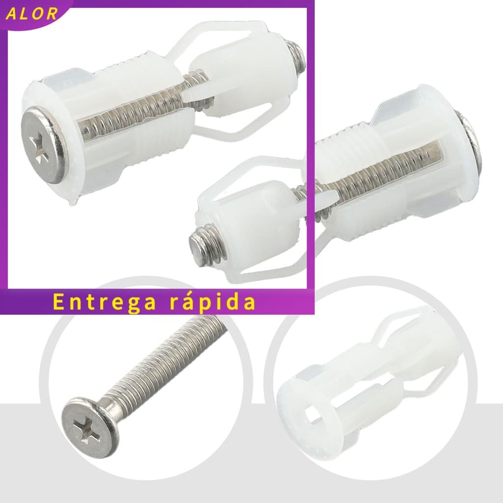 [ALOR] Parafusos De Fixação Superior Para Assento De Vaso Sanitário , Tampa De Porca , De Panela , Kits De Montagem De F