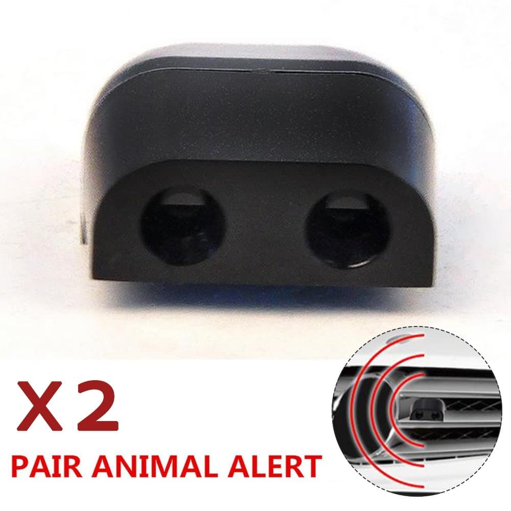 [ALOR] 2x Para Sonic Gadgets Car Grille Mount Animal Whistle Repeller Deer