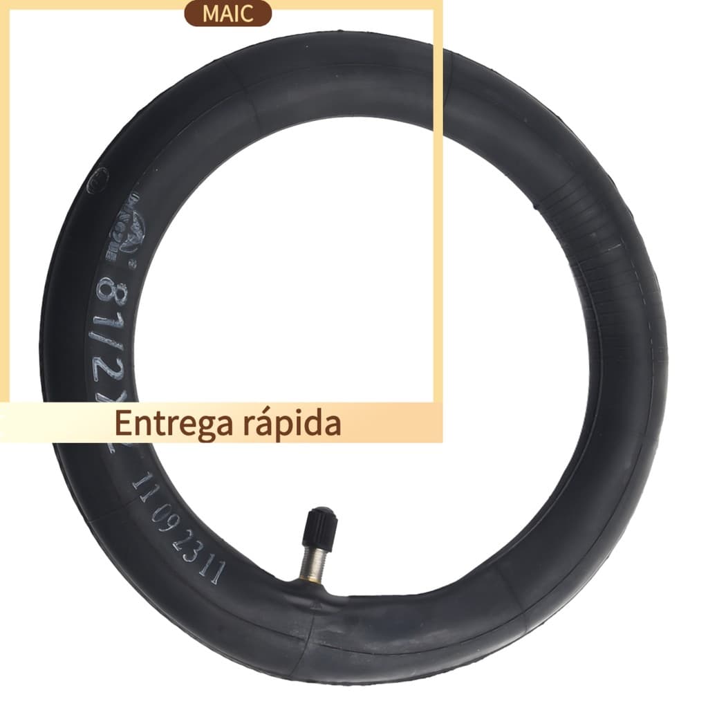 [MAIC] Tubo Interno 8 1/2 x 2 Válvula Reta E Dobrada Para Scooter/LENOV0 8.5'Pneu