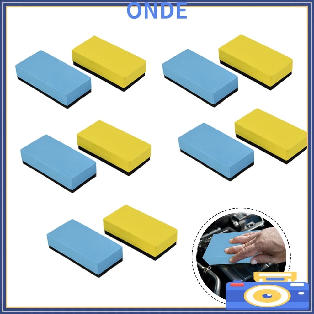 10Pcs Carro Revestimento Cerâmico Esponja Vidro Para NANO Cera Casaco Aplicador Almofadas De Polimento