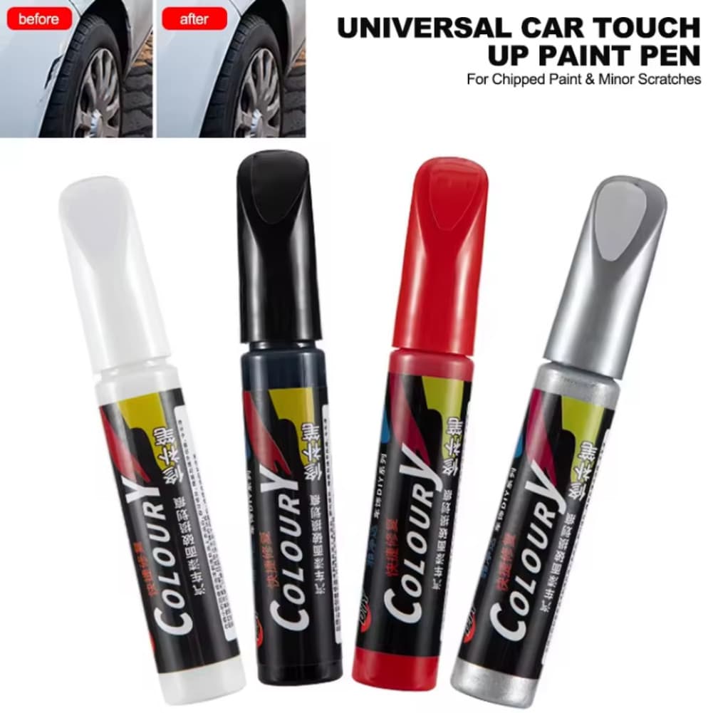Reparo De Arranhões De Pintura De Carro Para Retoque De Caneta Várias Cores Preto Vermelho Branco