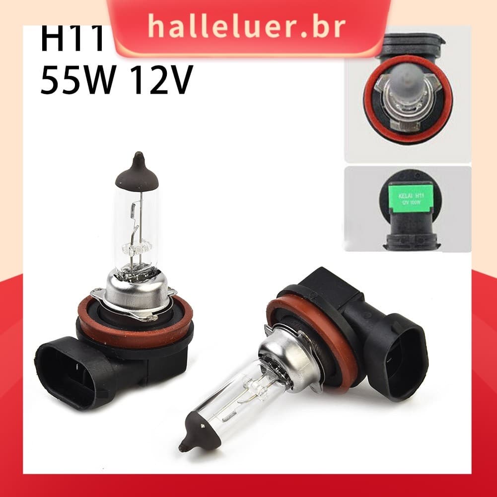 [HALE] 2x H11 Farol De Carro Halogênio Auto Low-Beam Lâmpadas De Condução Lâmpada De Neblina 55W 12V