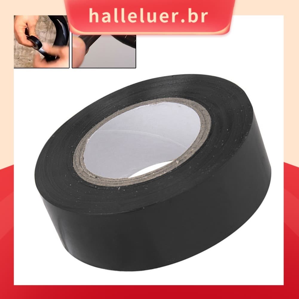 [HALE] Fita Preta Para Reparo De Punho De Guiador De 9 M E Acabamento De Barra , Adequada Todas As Bicicletas Ciclos De