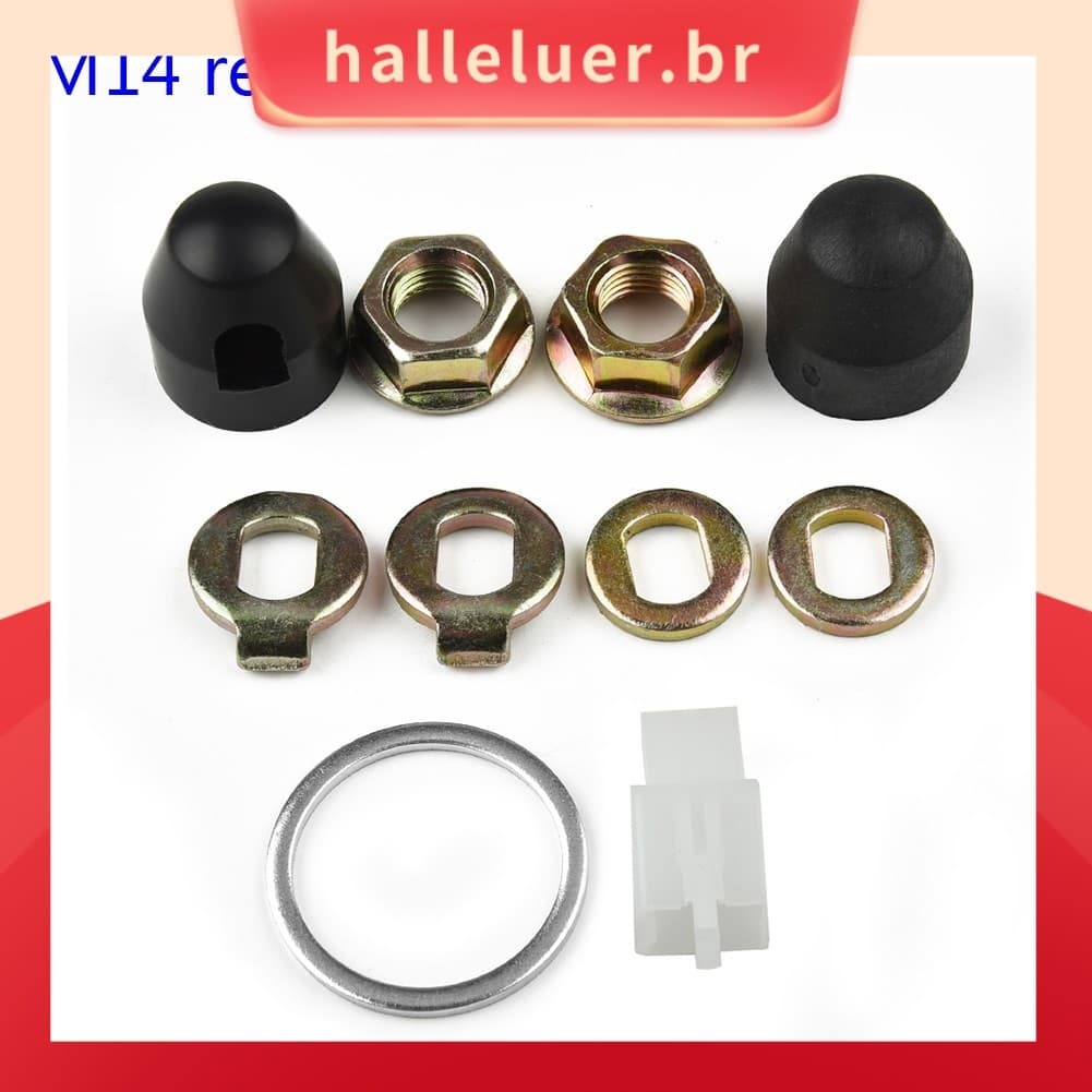 [HALE] EBIKES e-bike Hub Motor Eixo M12/M14 Porca De Bloqueio/Arruela Espaçador/Tampa De