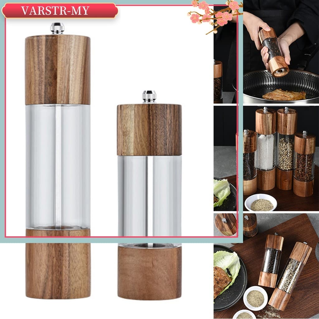 VARSTR Moedor Manual De Sal E Pimenta , De Madeira Para Temperos