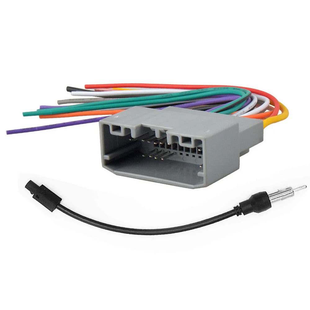 Adaptador De Cabo De Rádio Estéreo Para Carro , Chicote De Fios E Antena Jeep Dodge Wrangler
