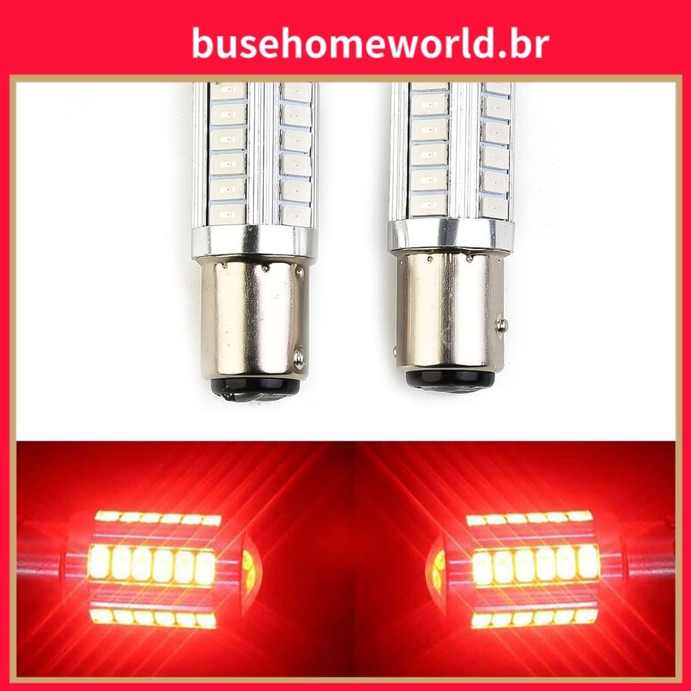 [BUHO] 2x Vermelho 1157 P21/5W 380 BAY15D 33 smd Freio Traseiro De Parada De Carro Lâmpadas LED Luz De Lâmpada