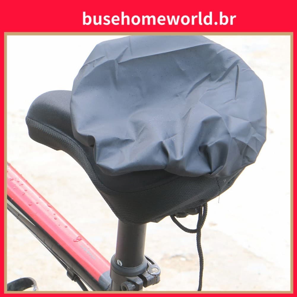 [BUHO] Capa De Assento De Bicicleta À Prova D'água Para Selim Protetora De Chuva Elástica